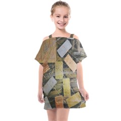 All That Glitters Is Gold  Kids  One Piece Chiffon Dress by Hayleyboop