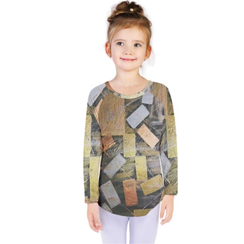 All That Glitters Is Gold  Kids  Long Sleeve Tee by Hayleyboop