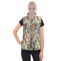 All That Glitters Is Gold  Women s Button Up Vest