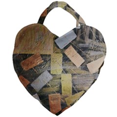 All That Glitters Is Gold  Giant Heart Shaped Tote