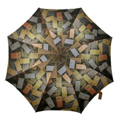 All That Glitters Is Gold  Hook Handle Umbrellas (large) by Hayleyboop