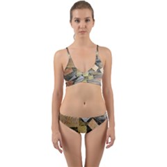 All That Glitters Is Gold  Wrap Around Bikini Set by Hayleyboop