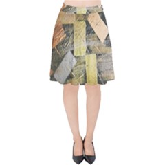 All That Glitters Is Gold  Velvet High Waist Skirt by Hayleyboop