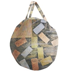 All That Glitters Is Gold  Giant Round Zipper Tote by Hayleyboop