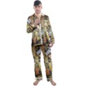 All that glitters is gold  Men s Long Sleeve Satin Pajamas Set View1