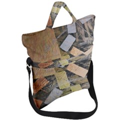 All That Glitters Is Gold  Fold Over Handle Tote Bag by Hayleyboop