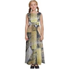 All That Glitters Is Gold  Kids  Satin Sleeveless Maxi Dress