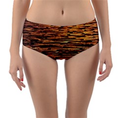 Cobblestones Reversible Mid-waist Bikini Bottoms by artworkshop