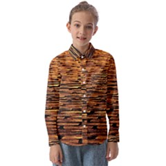 Cobblestones Kids  Long Sleeve Shirt by artworkshop