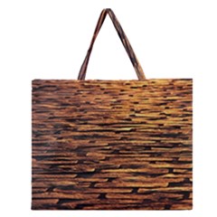 Cobblestones Zipper Large Tote Bag by artworkshop