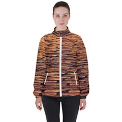 Cobblestones Women s High Neck Windbreaker by artworkshop