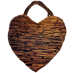 Cobblestones Giant Heart Shaped Tote by artworkshop