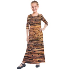 Cobblestones Kids  Quarter Sleeve Maxi Dress by artworkshop