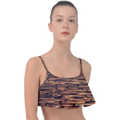 Cobblestones Frill Bikini Top by artworkshop