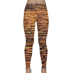 Cobblestones Lightweight Velour Classic Yoga Leggings by artworkshop