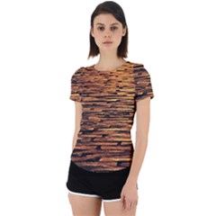 Cobblestones Back Cut Out Sport Tee by artworkshop