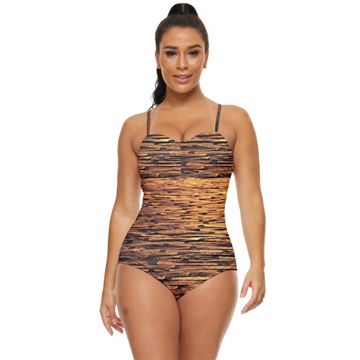 Cobblestones Retro Full Coverage Swimsuit