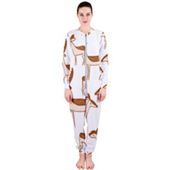 Cute Animal Deer Onepiece Jumpsuit (ladies) by artworkshop