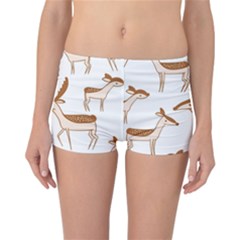 Cute Animal Deer Reversible Boyleg Bikini Bottoms by artworkshop