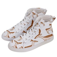 Cute Animal Deer Women s Hi-top Skate Sneakers by artworkshop