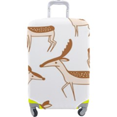 Cute Animal Deer Luggage Cover (large)