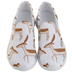 Cute Animal Deer Men s Lightweight Slip Ons by artworkshop