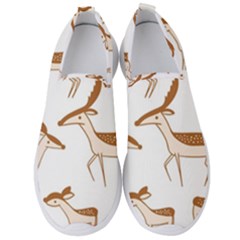 Cute Animal Deer Men s Slip On Sneakers by artworkshop