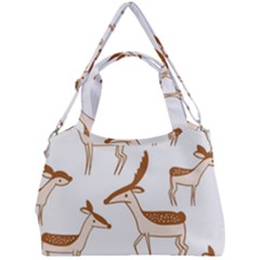 Cute Animal Deer Double Compartment Shoulder Bag by artworkshop