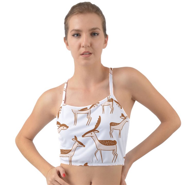 Cute Animal Deer Mini Tank Bikini Top