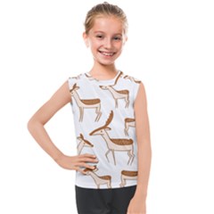 Cute Animal Deer Kids  Mesh Tank Top by artworkshop