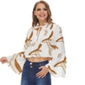 Cute Animal Deer Boho Long Bell Sleeve Top View2