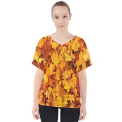 Fall V-neck Dolman Drape Top by artworkshop