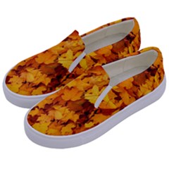 Fall Kids  Canvas Slip Ons by artworkshop