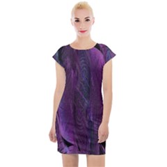 Feather Cap Sleeve Bodycon Dress by artworkshop