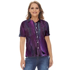 Feather Women s Short Sleeve Double Pocket Shirt