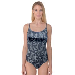 Internet Planet Drinks Camisole Leotard  by artworkshop