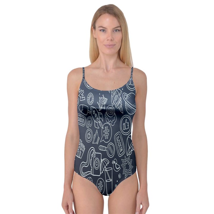 Internet Planet Drinks Camisole Leotard 