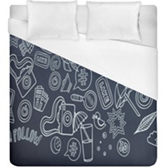 Internet Planet Drinks Duvet Cover (king Size) by artworkshop