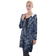 Internet Planet Drinks Hooded Pocket Cardigan by artworkshop