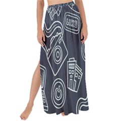 Internet Planet Drinks Maxi Chiffon Tie-up Sarong by artworkshop