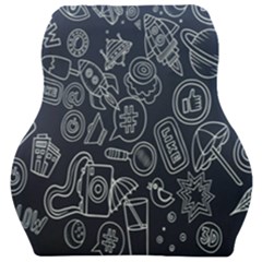 Internet Planet Drinks Car Seat Velour Cushion  by artworkshop