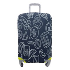 Internet Planet Drinks Luggage Cover (small) by artworkshop