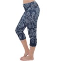 Internet Planet Drinks Lightweight Velour Capri Yoga Leggings View2