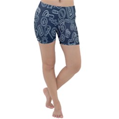 Internet Planet Drinks Lightweight Velour Yoga Shorts by artworkshop