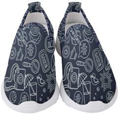 Internet Planet Drinks Kids  Slip On Sneakers by artworkshop