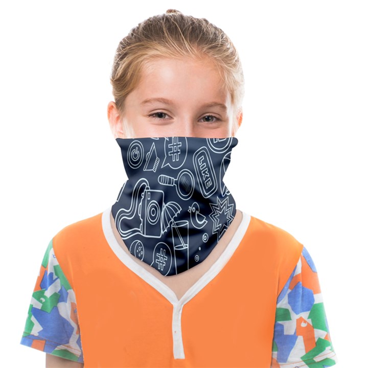 Internet Planet Drinks Face Covering Bandana (Kids)