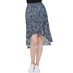 Internet Planet Drinks Frill Hi Low Chiffon Skirt by artworkshop