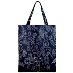 Internet Planet Drinks Zipper Classic Tote Bag by artworkshop