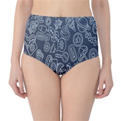 Internet Planet Drinks Classic High-waist Bikini Bottoms by artworkshop