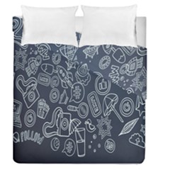 Internet Planet Drinks Duvet Cover Double Side (queen Size) by artworkshop